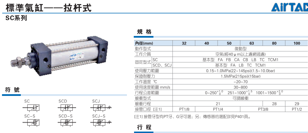 SC系列标准气缸