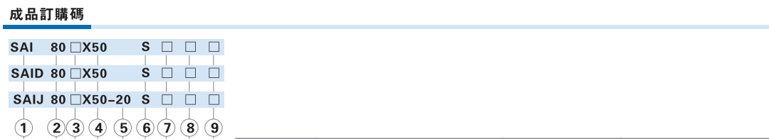 SAI系列标准气缸